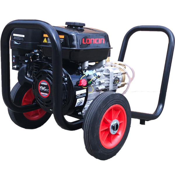 Maxflow Domestic Pressure Washer - Loncin G200 11 LPM Low Profile Frame